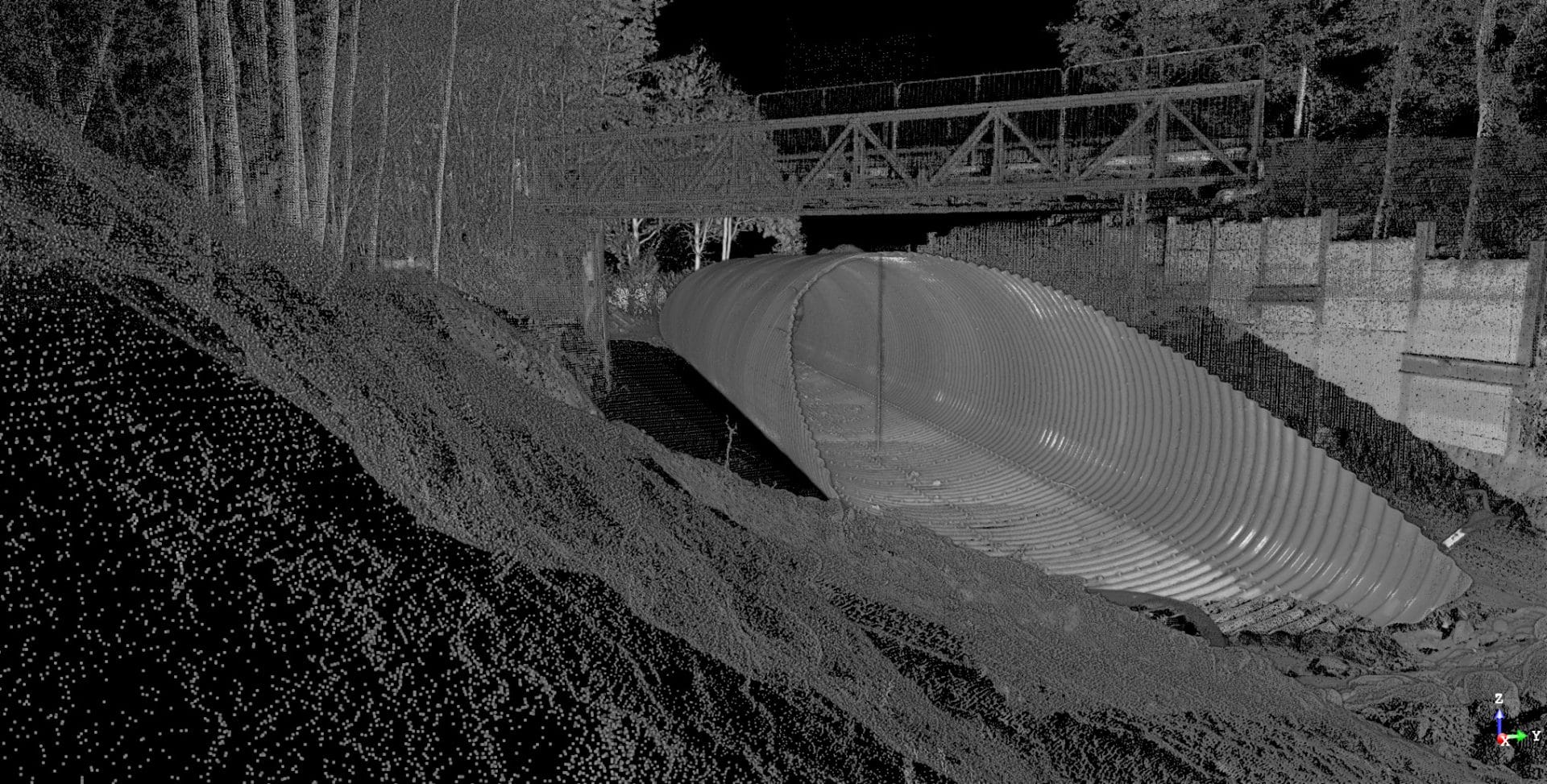 Skenování tunelu