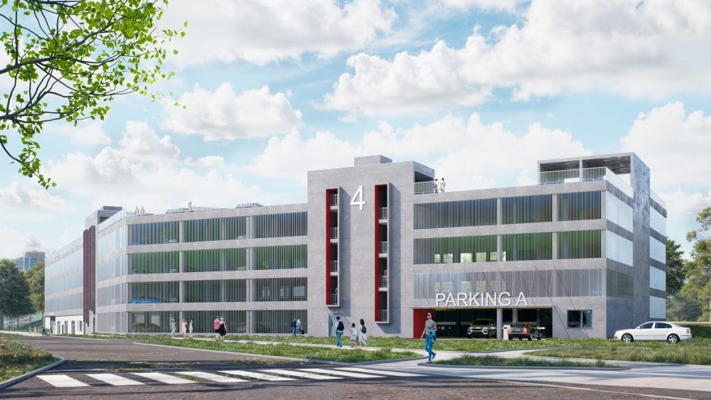 Parkovací dům v areálu FN Ostrava